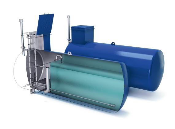 Edelstahl Trinkwasserspeicher von Schütter-Behälter