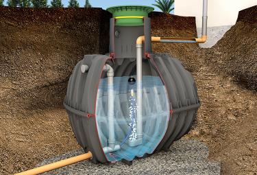 Regenwasser-Retention Tanks von Schütter-Behälter