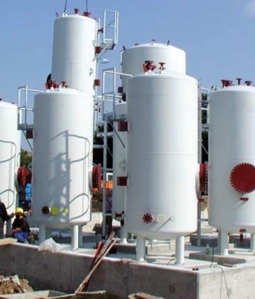 Schütter Behältercenter, Lagerbehälter aus Stahl, liegend bis 100.000 Liter für Diesel und Heizöl, doppelwandig