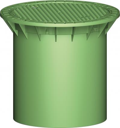 Teleskop-Domschacht 400 grün begehbar