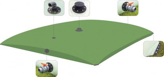 Flexibler Tank Industrie- / Hoch- und Tiefbau